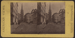 Wall Street, N.Y.[view of Trinity Church].