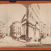 Wall Street, New York [Trinity Church in background].