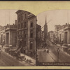 Wall Street and Trinity Church, New York.