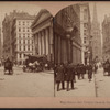 Wall Street and Trinity Church, New York, U.S.A.