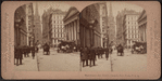 Wall Street and Trinity Church, New York, U.S.A.
