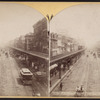 Elevated R.R. on the Bowery. New York.