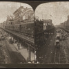 The famous Bowery, north from Grand Street, New York City, U. S. A.