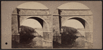 View of Harlem River, through one of the Arches.