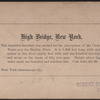High Bridge, New York.
