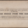 High Bridge from the East.