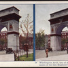 Washington Arch, one of the outstanding achievements of the late Stanford White, New York City.