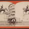 Equestrian statue of Washington at the Washington Square.