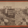 Union Square looking North towards 4th Ave. [Wagon with campaign sign in foreground.]
