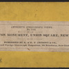Washington Monument, Union Square, New-York.