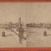 Battery Place looking from Castle Garden [man in foreground].