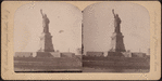 Bartholdi Statue of Liberty, New York Harbor.