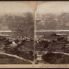 Castle Garden and Liberty Statue, New York, U.S.A.