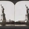 The great Statue of Liberty on Bedloe's Island, New York Harbor, U.S.A.