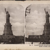 Bartholdi statue, Bedloe's Island, New York Harbor[The Statue of Liberty].