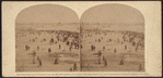 Crowd leaving the ground after the Regatta, July 4th, 1859.
