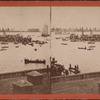 Scene on the Bay during the Regatta.