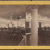 Interior view of a steamship.