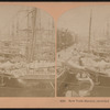 New York Harbor, crowded with shipping, U.S.A.
