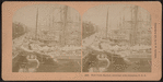 New York Harbor, crowded with shipping, U.S.A.