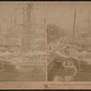New York Harbor, crowded with shipping, U.S.A.