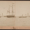 Naval Parade, Centennial. April 28th, 1889, and Goddess of Liberty.