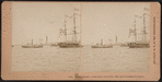 Naval Parade, Centennial. April 28th, 1889, and Goddess of Liberty.