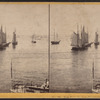 New York Harbor. Vessels becalmed.
