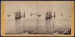 New York Harbor. Vessels becalmed.