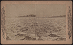 General view of Bay, showing ice floes, N.Y.