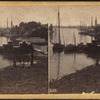View looking down the East River, from foot of 53d St., New York.