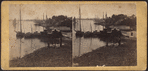 View looking down the East River, from foot of 53d St., New York.