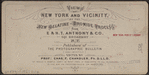 View in New York Harbor [view of a sailboat].