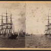 View in New York Harbor, taken from on board a clipper ship.