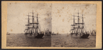 View in New York Harbor, taken from on board a clipper ship.