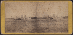 Looking up the East River, showing the steamer "Newport" under way.