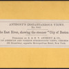 View of the East River, showing the steamer "City of Boston" under way.