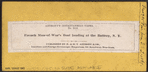 French Man-of-War's boat landing at the Battery, N.Y.