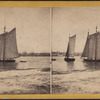 View from foot of Whitehall street, looking towards south Brooklyn. The agitation of water in the foreground is occasioned ny a steamboat just passed.