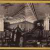 Saloon of the steamer "Bristol," from aft looking forward.