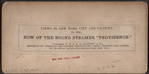 Bow of the sound steamer "Providence."