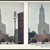 Woolworth Building and City Hall, New York City.