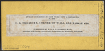 U.S. Treasury, corner of Wall and Nassau Sts.