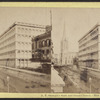 A.T. Stewart's Store and Grace Church. -- New York City.