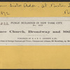 Grace Church, Broadway and 10th St.