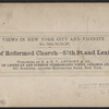 Interior of Reformed Church -- 57th St. and Lexington Av.