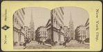Wall Street and Trinity Church, N.Y.