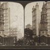 Greatest of Sky-scrapers, -- Syndicate Building, (left) 31 stories, and St. Paul Bldg., 27 stories, New York, U.S.A.