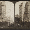 Greatest of Sky-scrapers, -- Syndicate Building, (left) 31 stories, and St. Paul Bldg., 27 stories, New York, U.S.A.