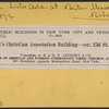 Young Men's Christian Association Building - Cor. 23rd St. and 4th Ave.
